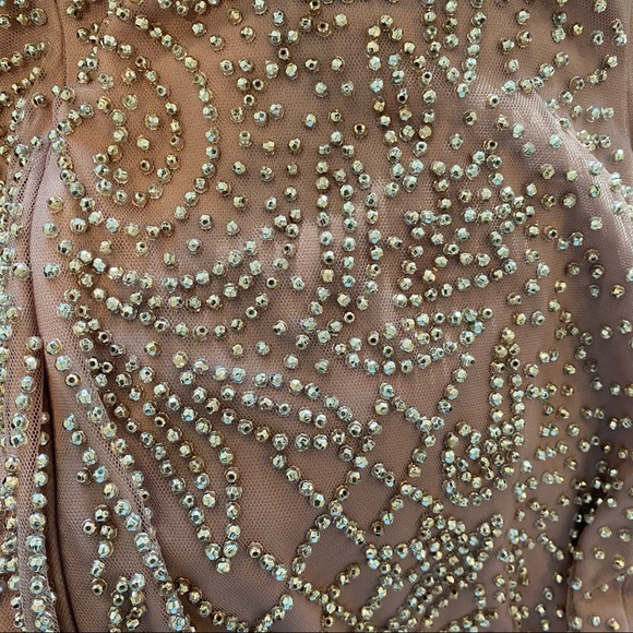 XSCAPE LADIES JEWELED FLOOR LENGTH GOWN SIZE 10 - Picture 10 of 10